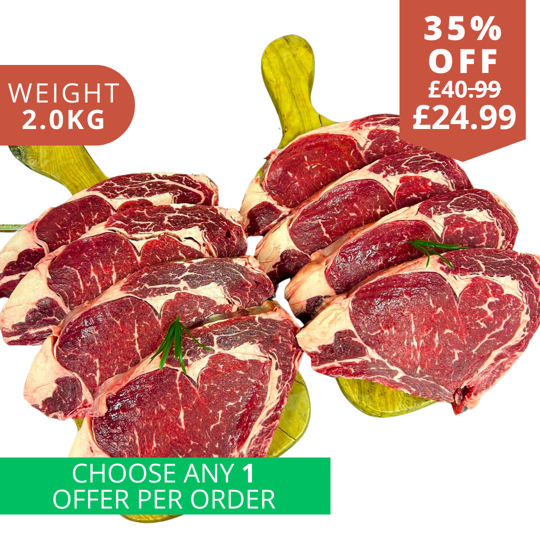 Ribeye Steaks 2kg – The Fat Butcher