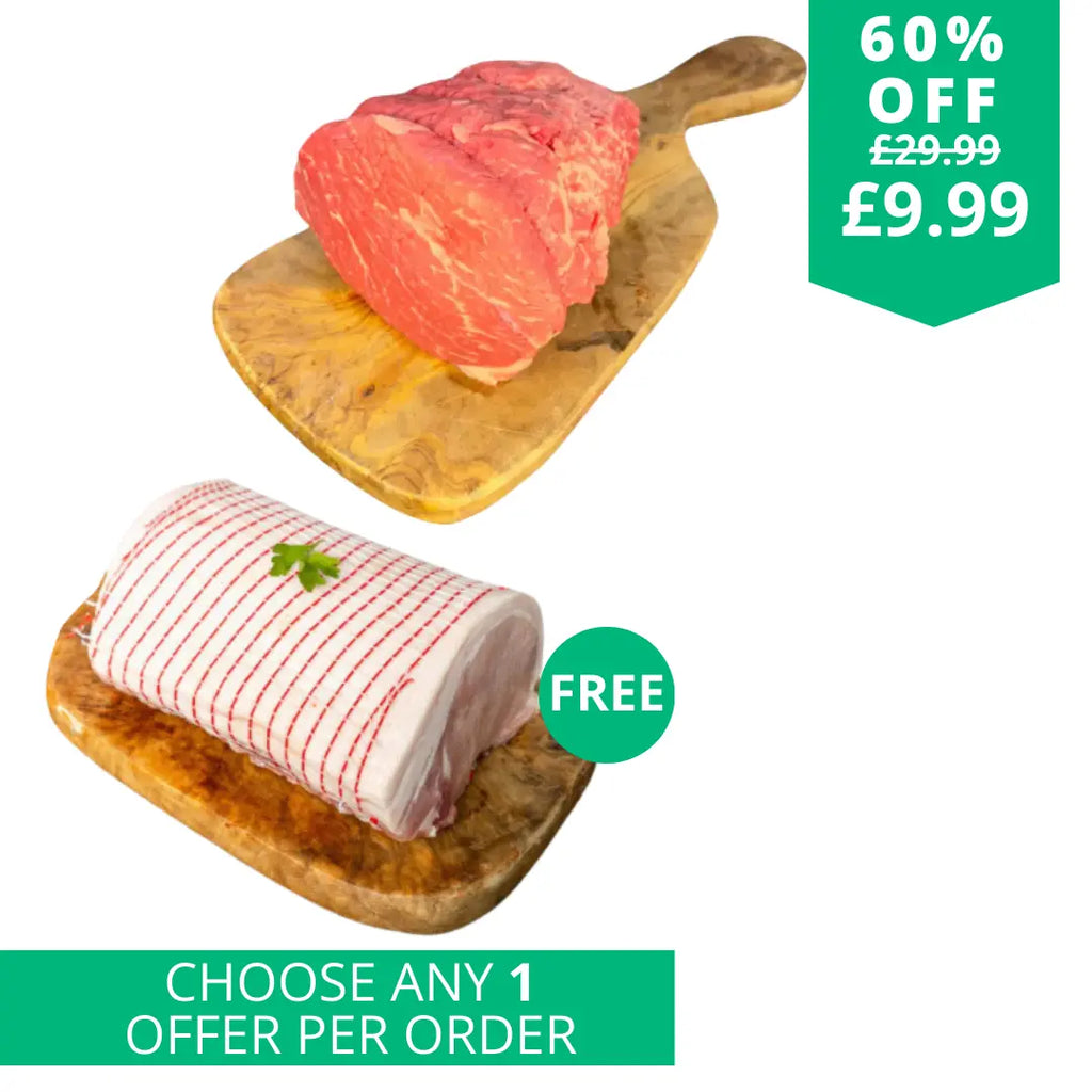 Irish Beef Joint + FREE Pork Joint Offers