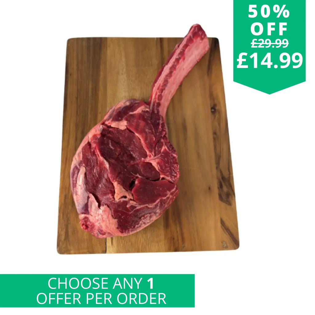 Sharer Tomahawk Steak (1.4-1.7KG) Offers