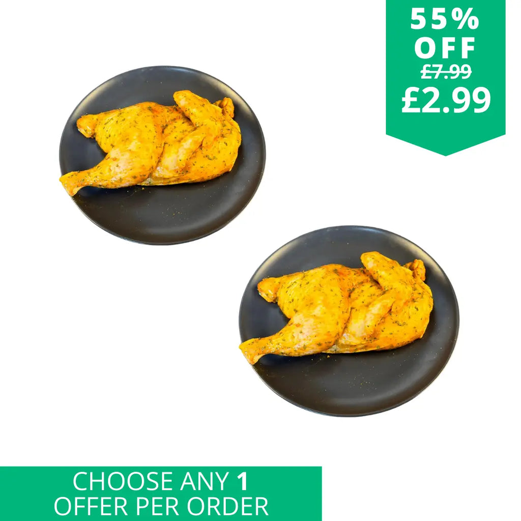 2-4-1 Half Chickens - Piri Piri Offers-Sec