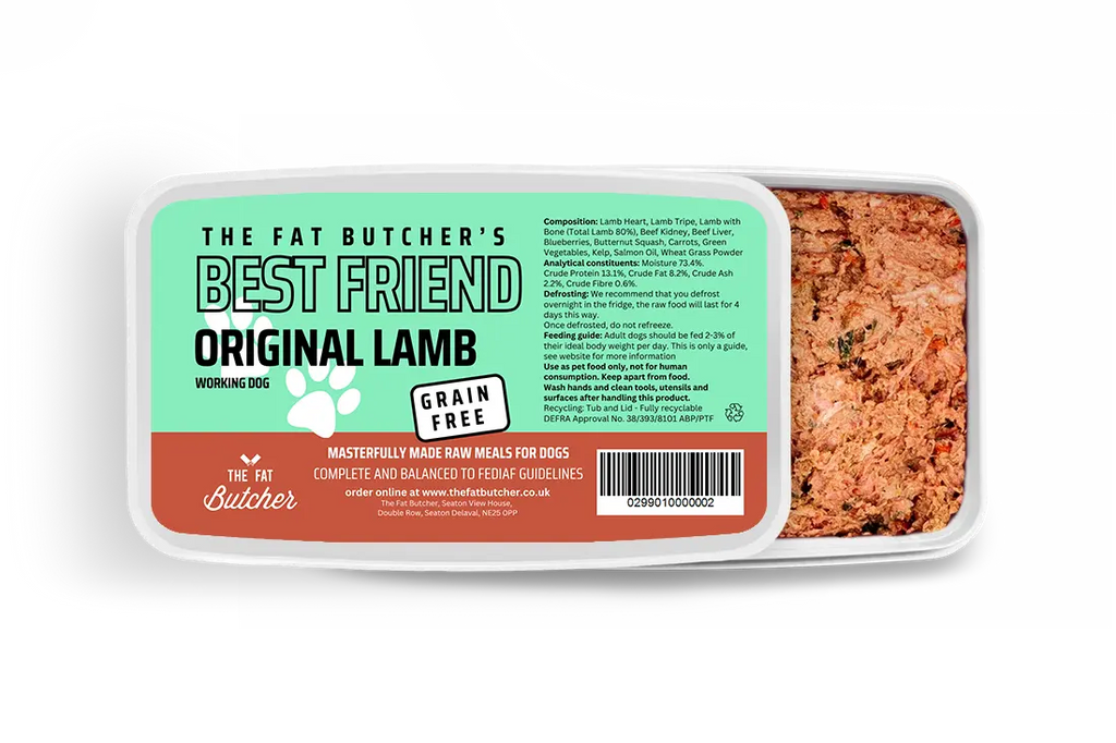 Fat Butcher's Best Friend Dog Food - Original Lamb 500g Dog Food