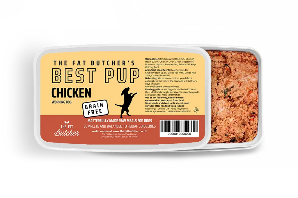 Fat Butcher's Best Pup Dog Food - Chicken 500g Dog Food