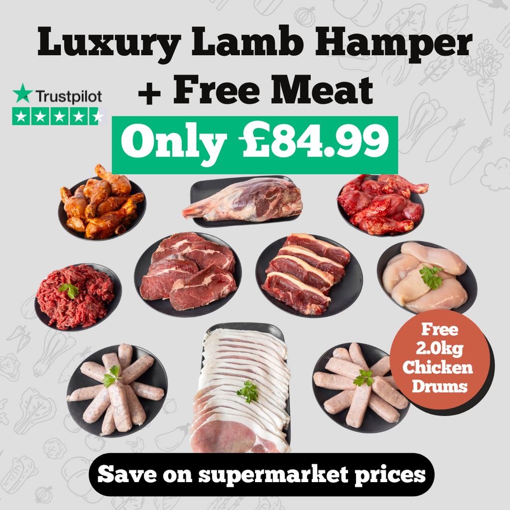 Luxury Hamper with leg of lamb + FREE MEAT-The Fat Butcher